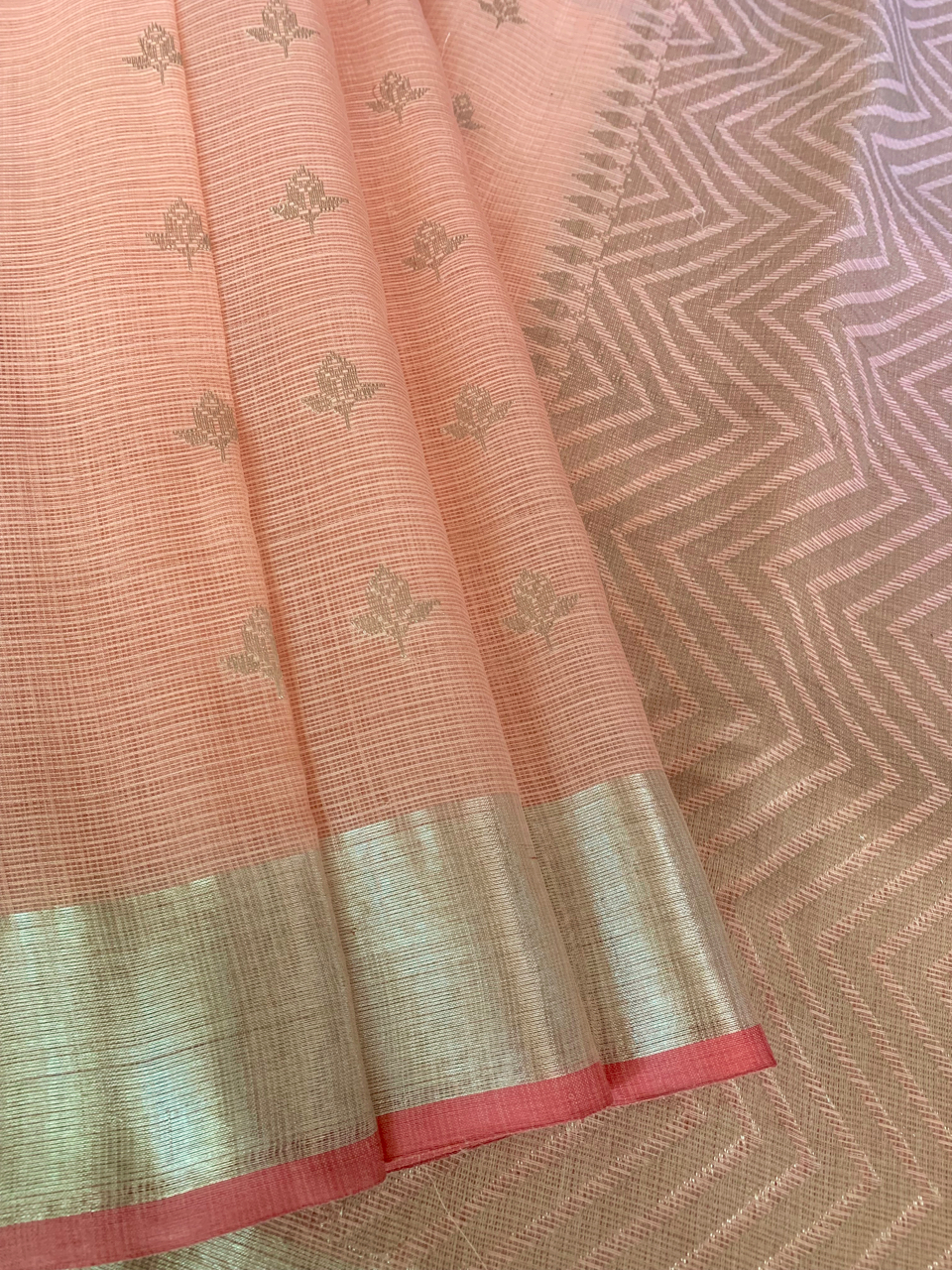 Kota Doria cotton-silk handloom saree