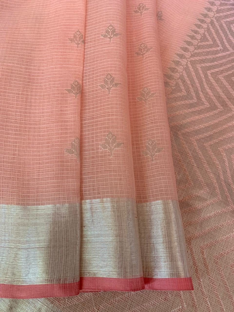 Kota Doria cotton-silk handloom saree