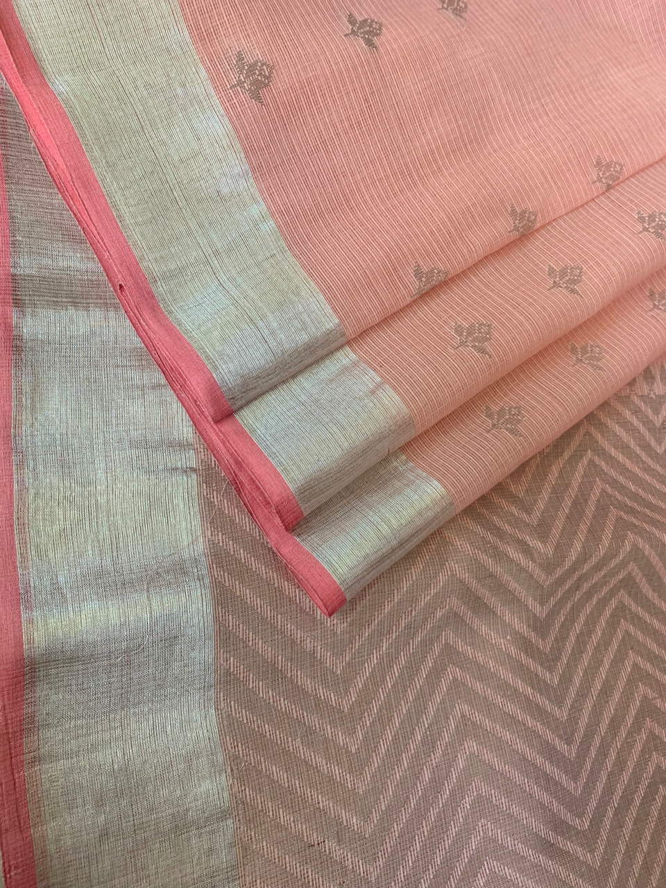 Kota Doria cotton-silk handloom saree