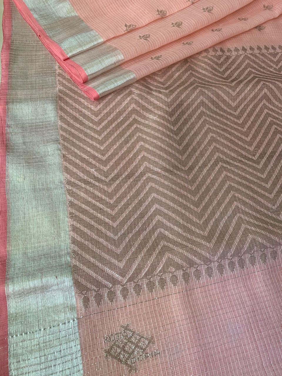 Kota Doria cotton-silk handloom saree