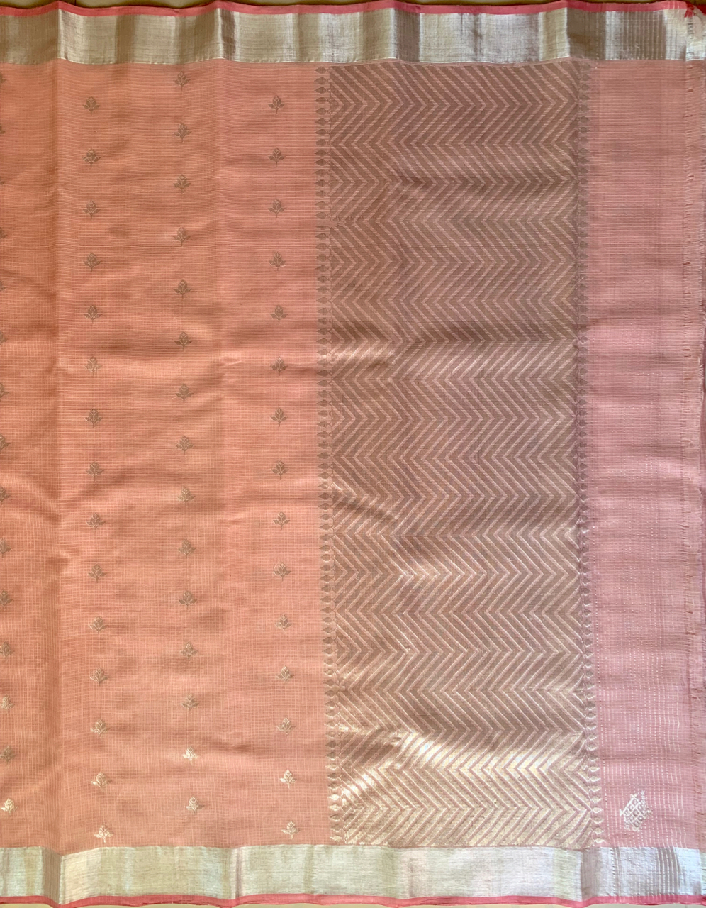 Kota Doria cotton-silk handloom saree