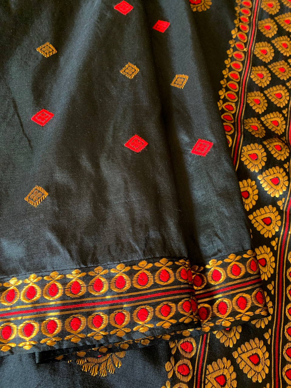 Assamese Paat silk handloom saree