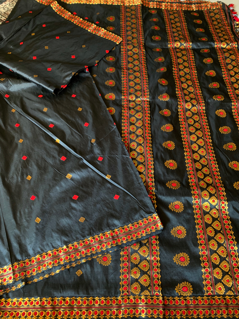 Assamese Paat silk handloom saree