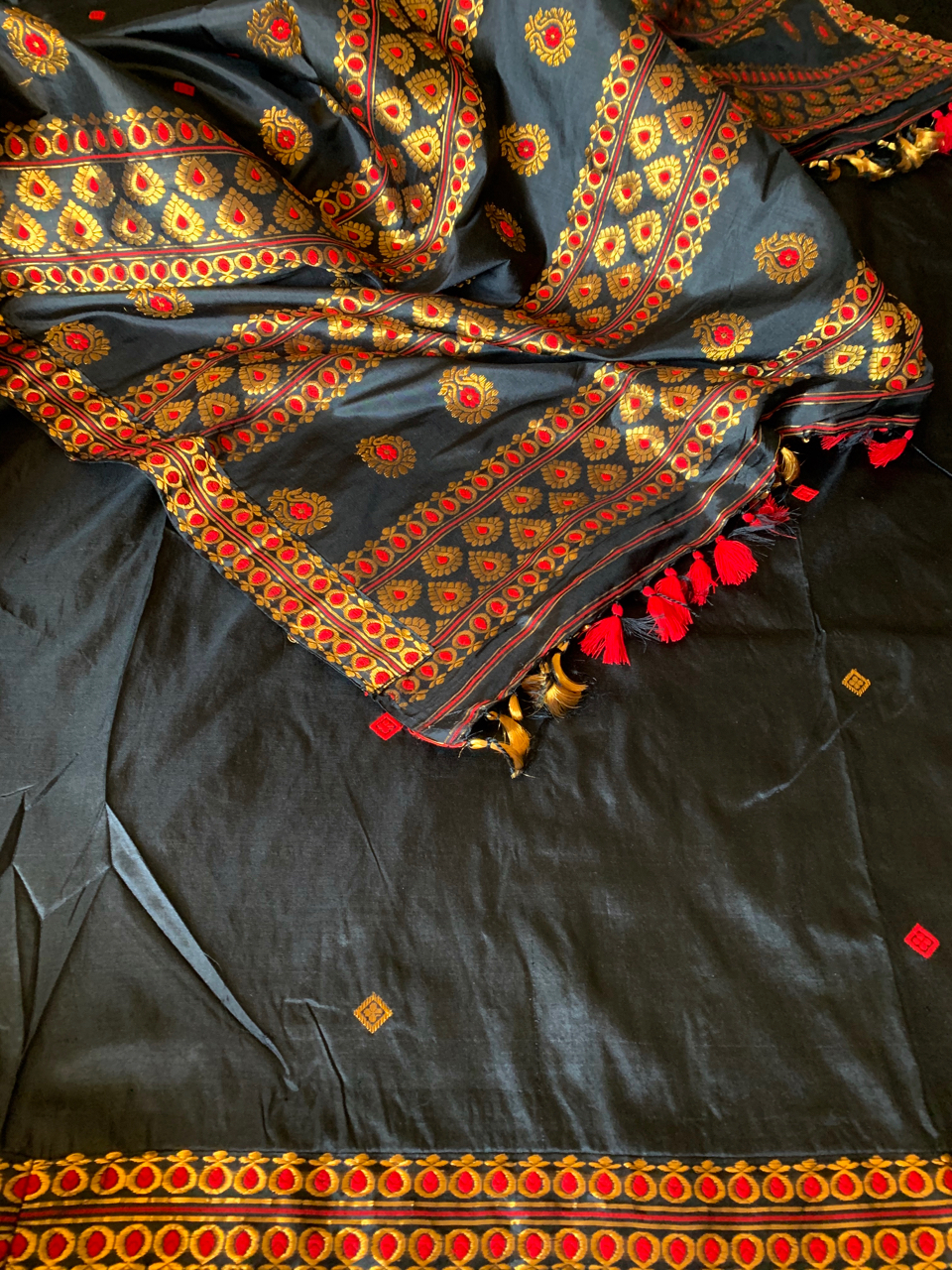 Assamese Paat silk handloom saree