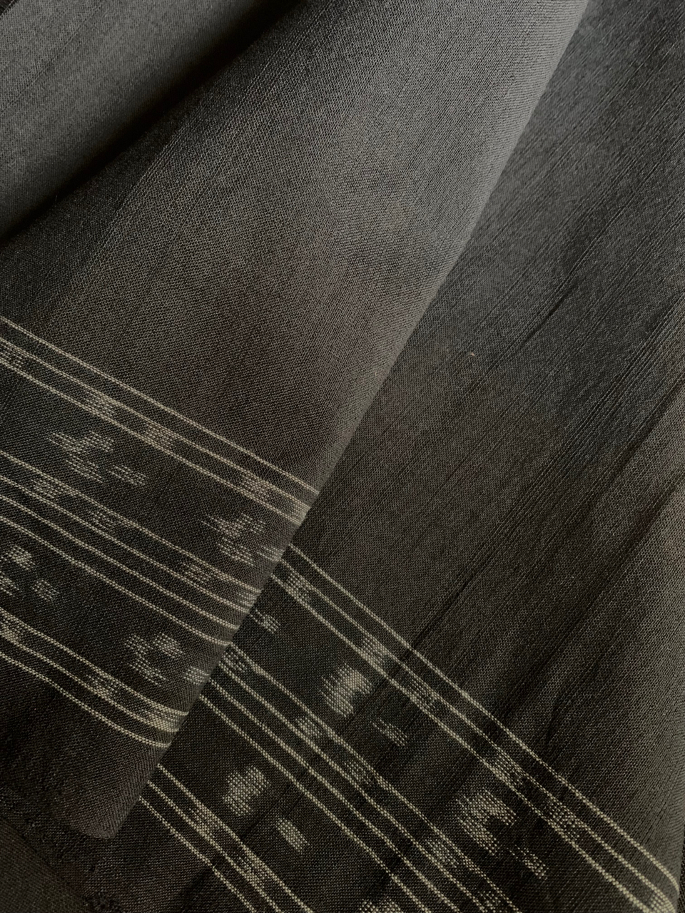 Pochampally single Ikat cotton handloom saree