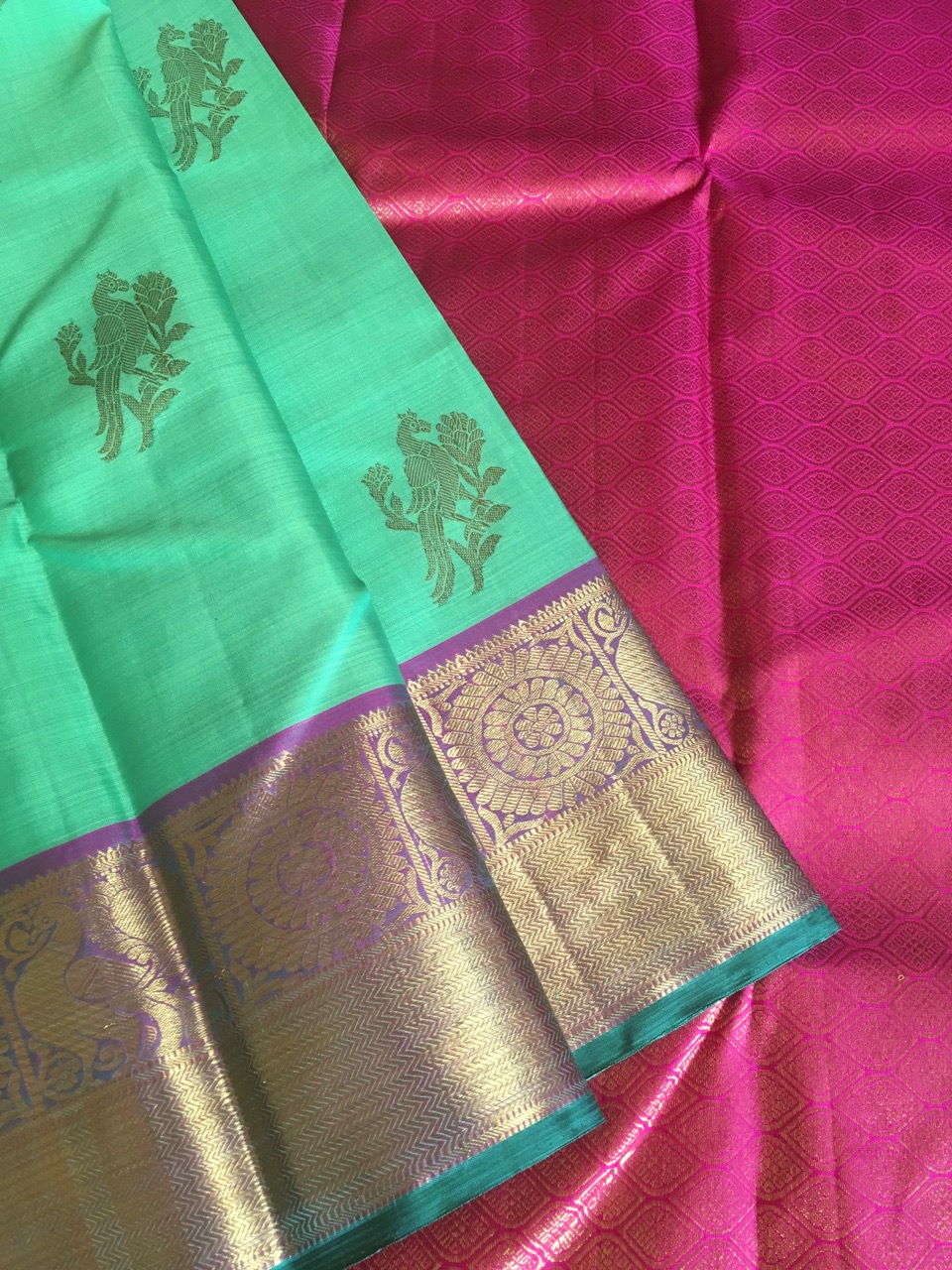 Kanchipuram silk handloom saree
