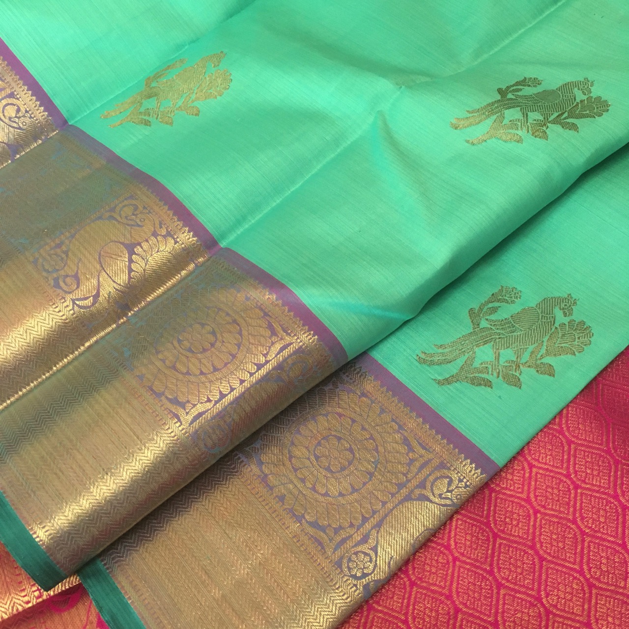 Kanchipuram silk handloom saree