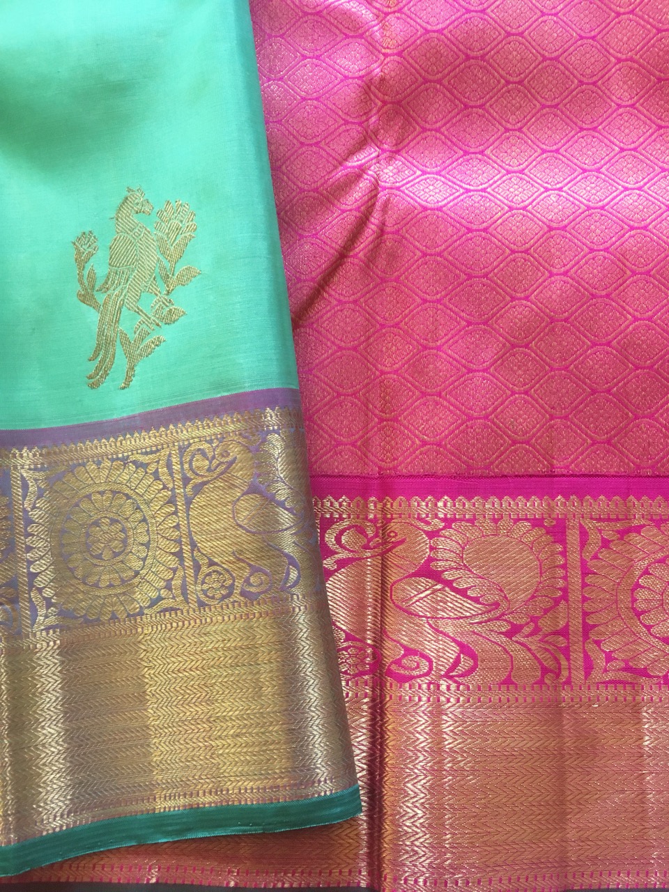 Kanchipuram silk handloom saree