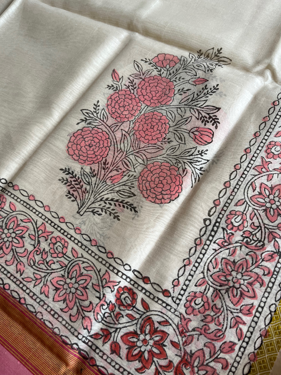 Maheshwari hand block printed set