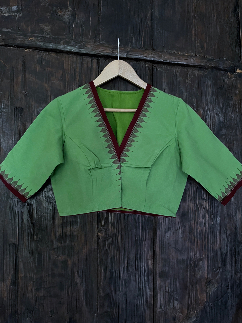 Manipuri handloom cotton blouse SM