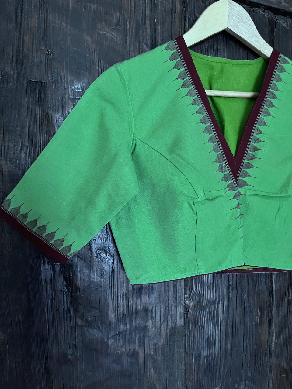 Manipuri handloom cotton blouse SM