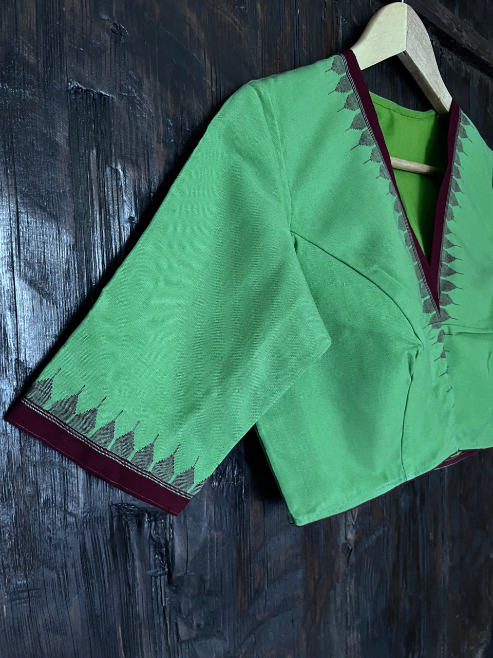 Manipuri handloom cotton blouse SM