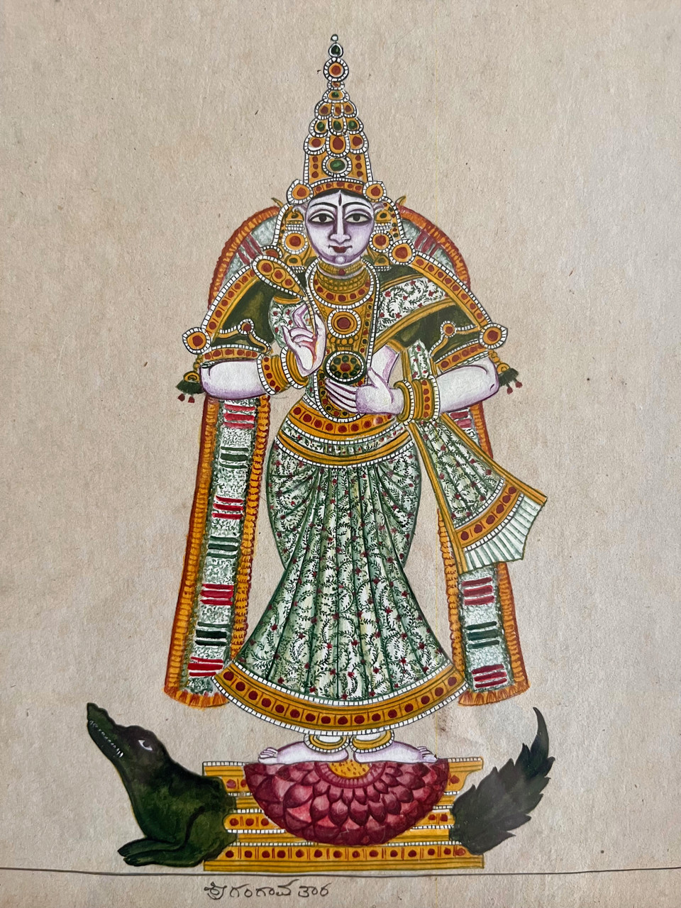 Company painting - Goddess Ganga
