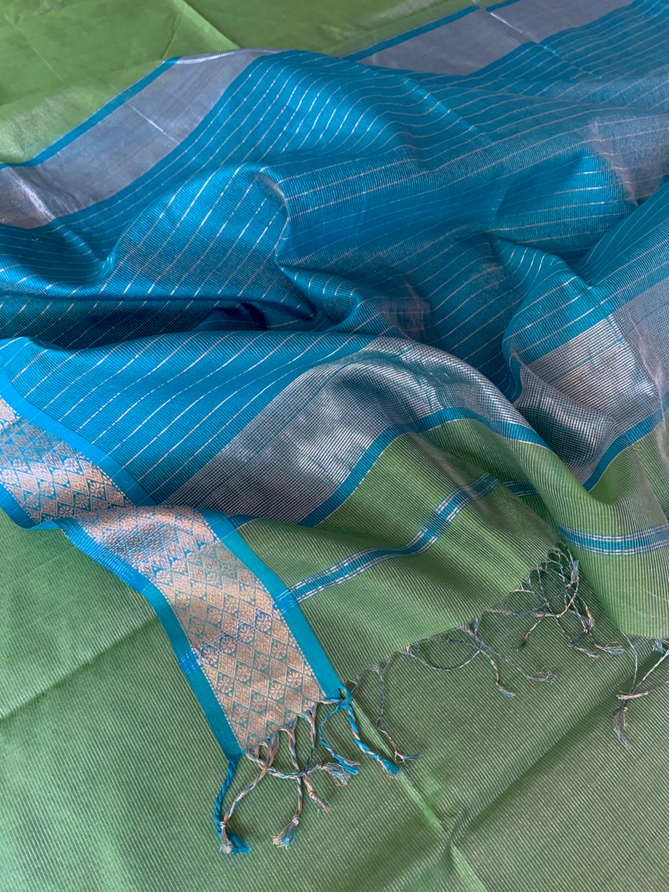 Maheshwari cotton-silk handloom saree