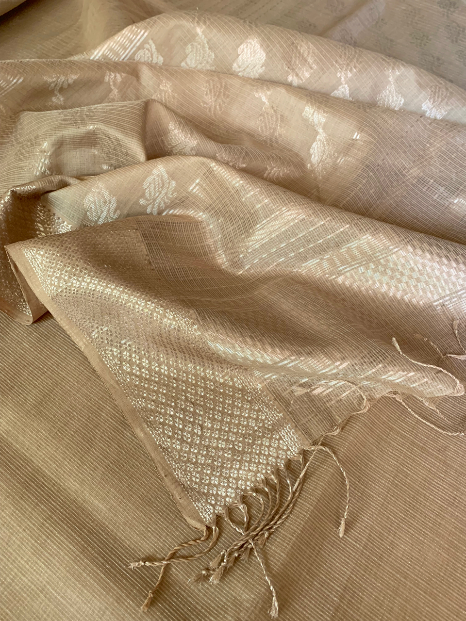 Maheshwari cotton-silk handloom saree