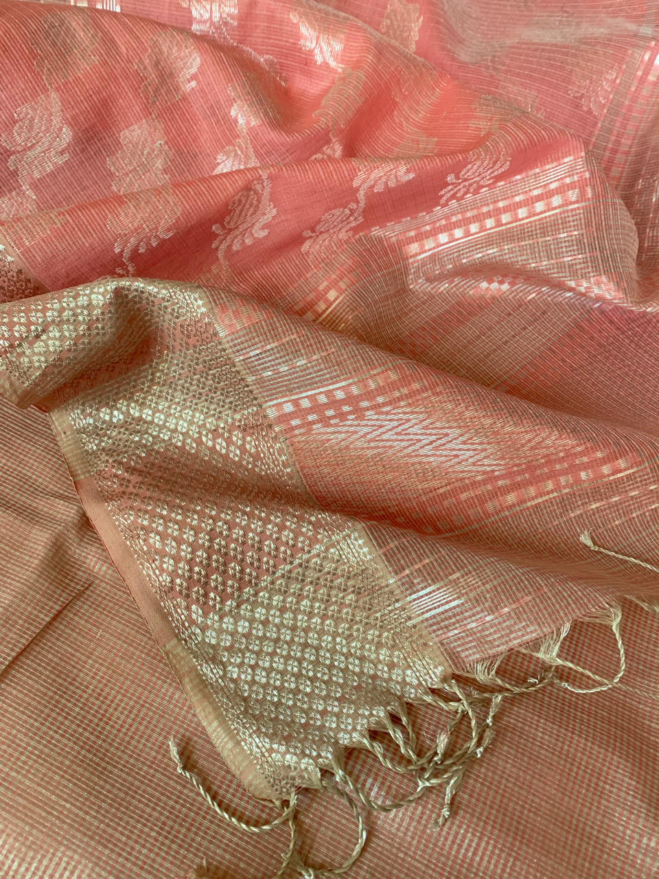 Maheshwari cotton-silk handloom saree