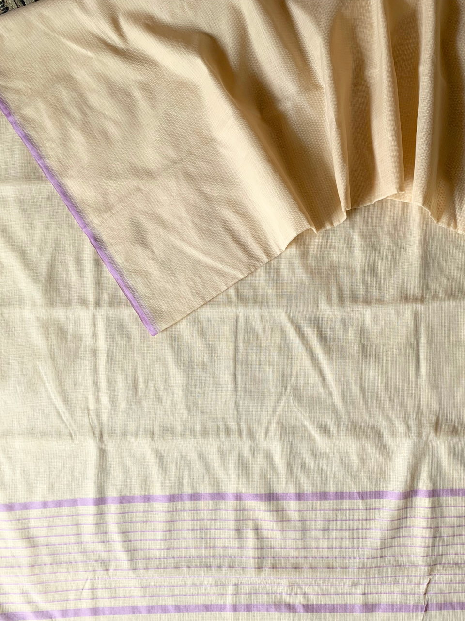 Kota Doria handloom saree with Nui Shibori blouse fabric