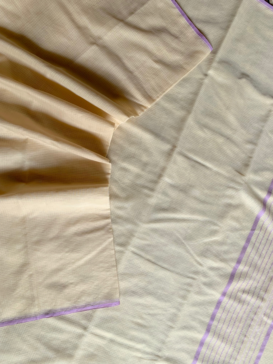 Kota Doria handloom saree with Nui Shibori blouse fabric