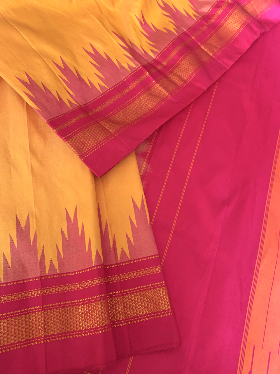 Ilkal pure silk handloom saree
