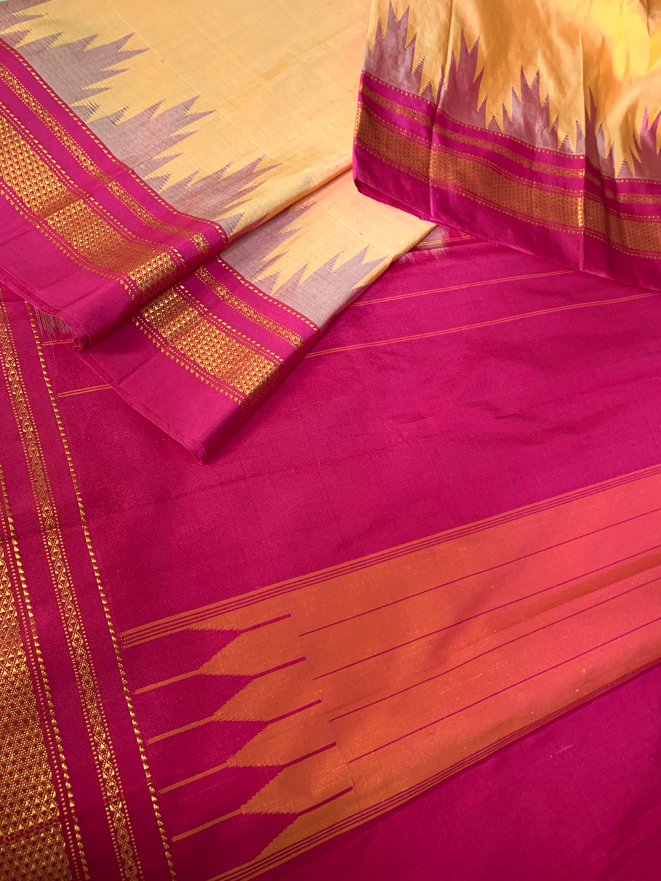 Ilkal pure silk handloom saree