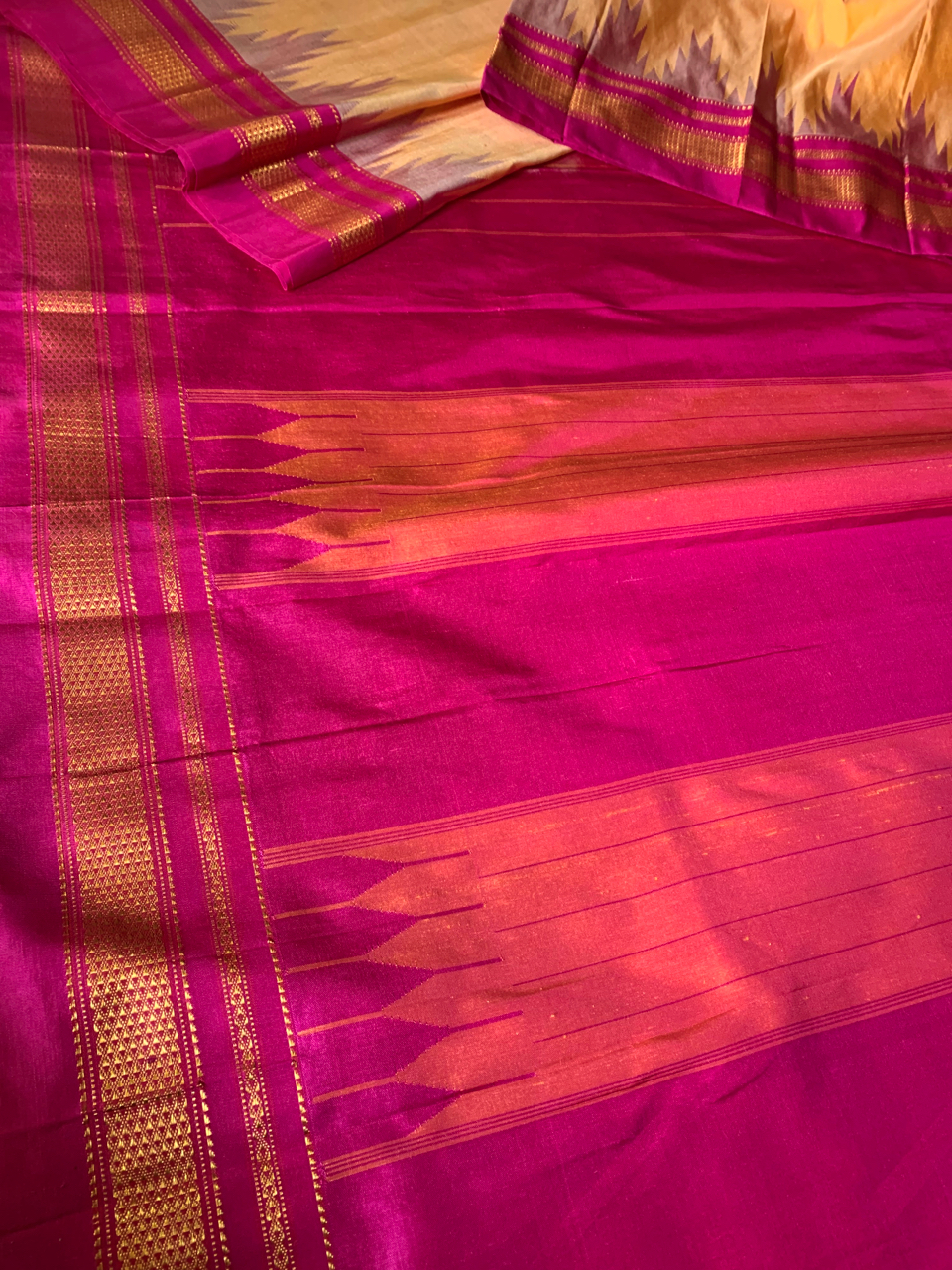 Ilkal pure silk handloom saree