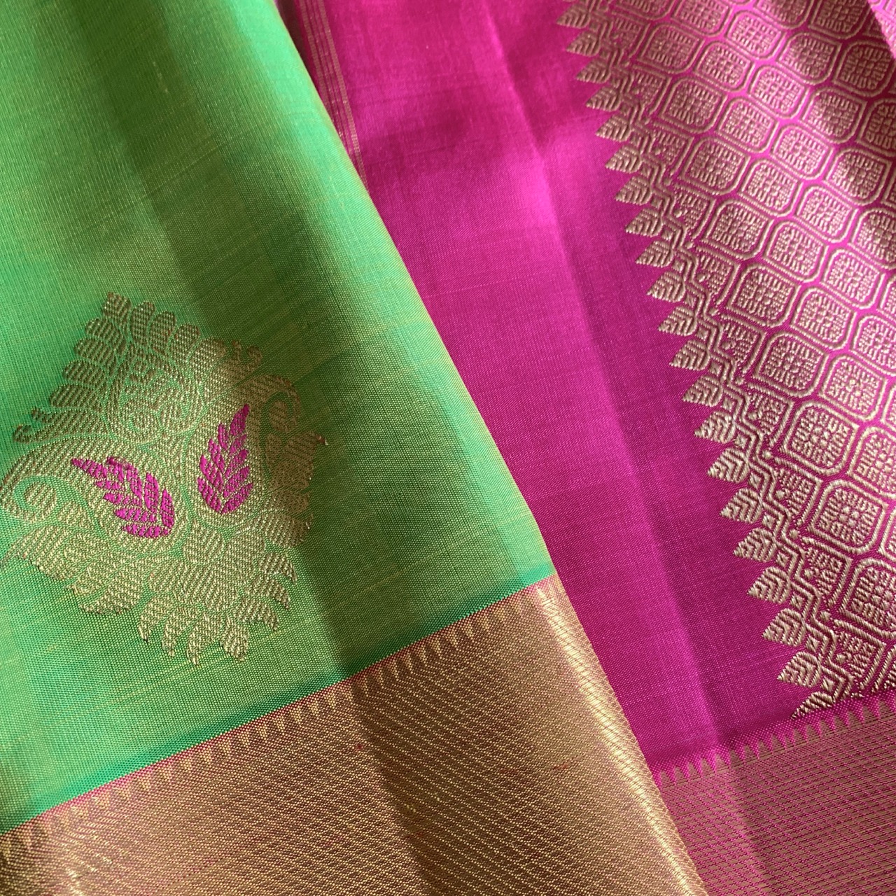 Kanchipuram silk handloom saree