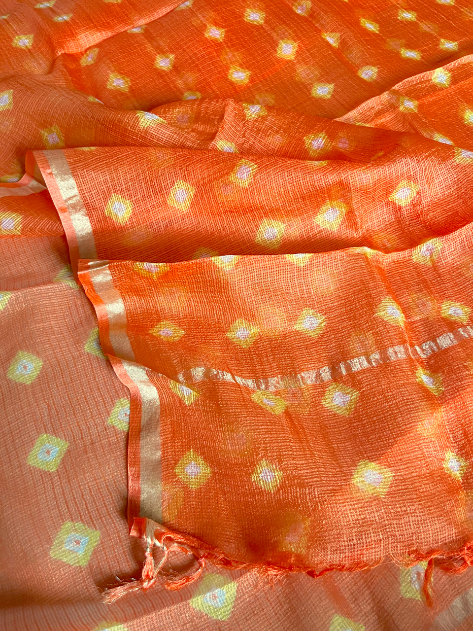 Kota silk Bandhani dupatta