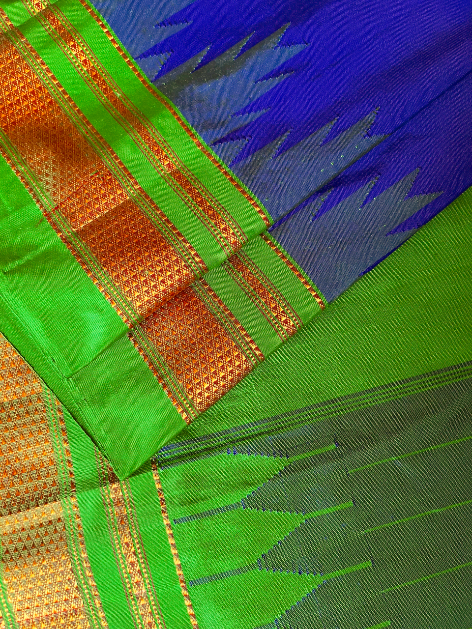 Ilkal pure silk handloom saree