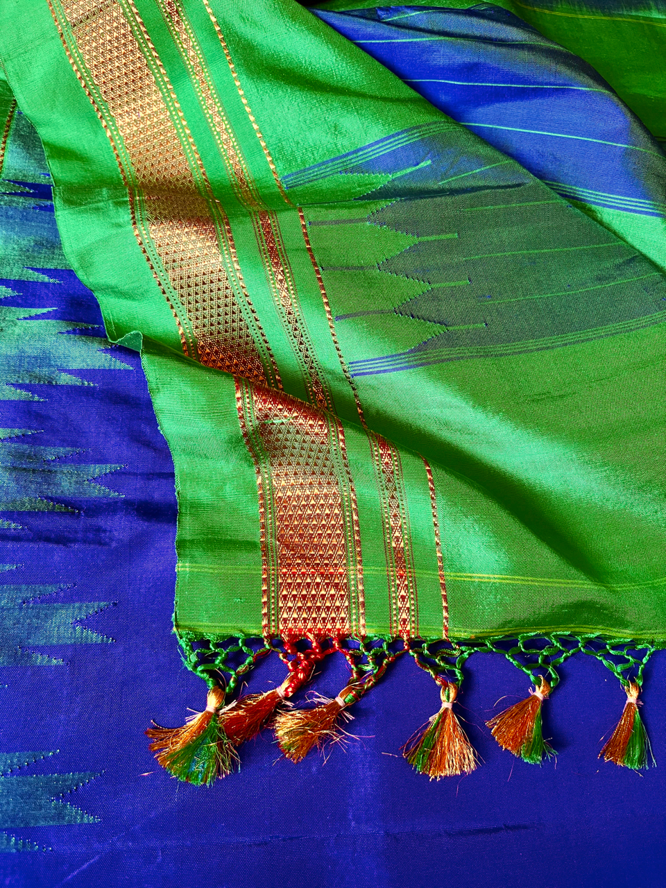 Ilkal pure silk handloom saree