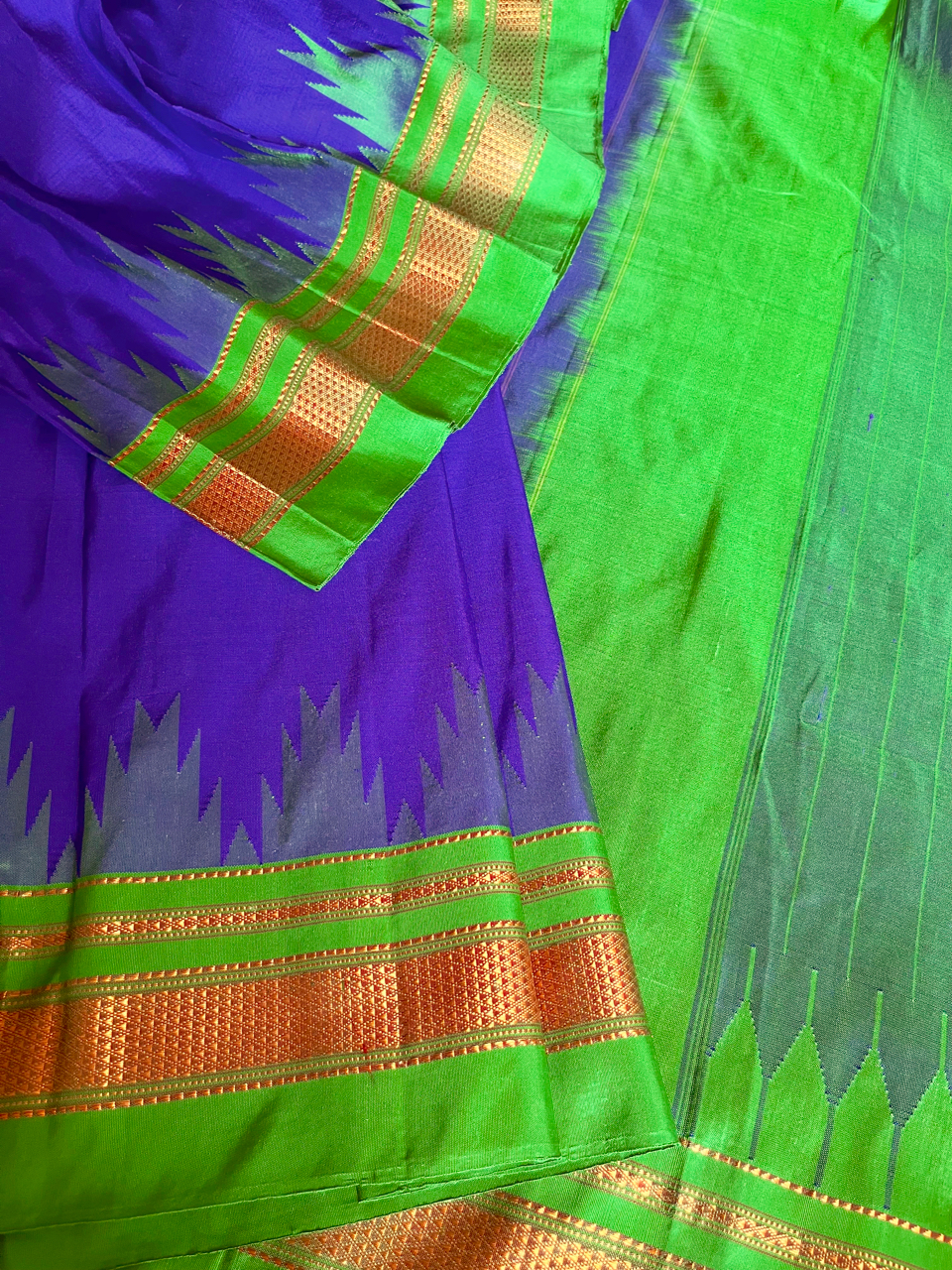 Ilkal pure silk handloom saree