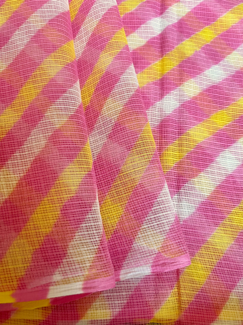 Leheriya Kota cotton saree