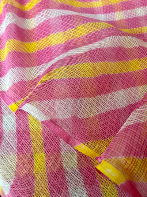 Leheriya Kota cotton saree