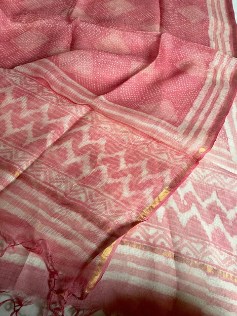 Dabu Kota silk dupatta