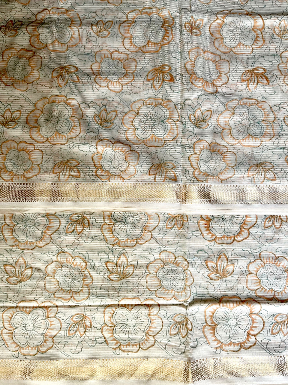 Maheshwari hand block printed set