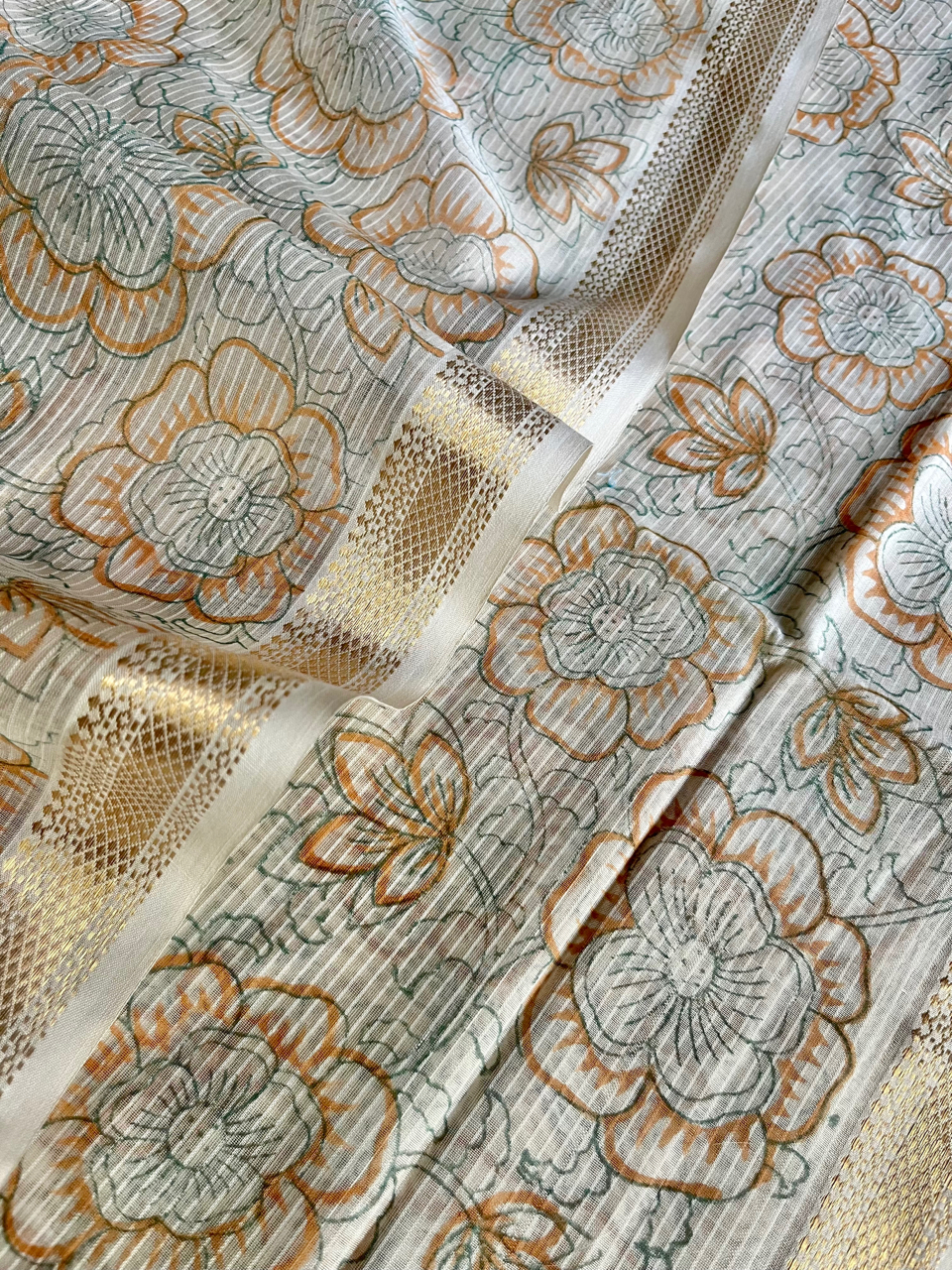 Maheshwari hand block printed set