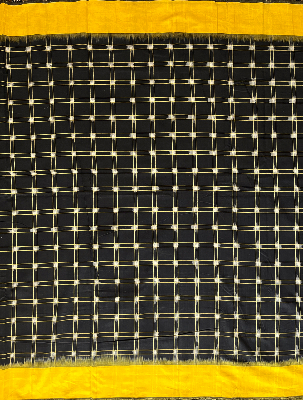 Pochampally Ikat cotton handloom saree