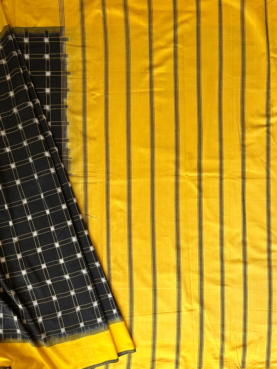 Pochampally Ikat cotton handloom saree