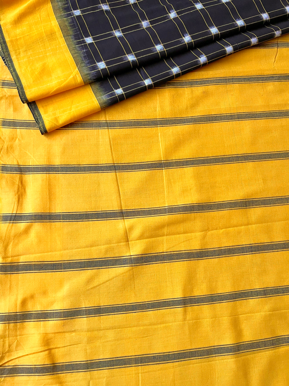 Pochampally Ikat cotton handloom saree