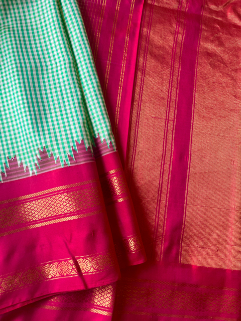Gadwal silk handloom saree