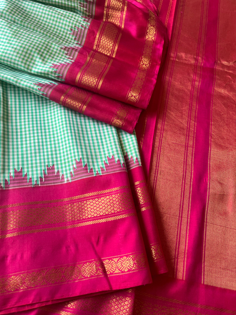 Gadwal silk handloom saree