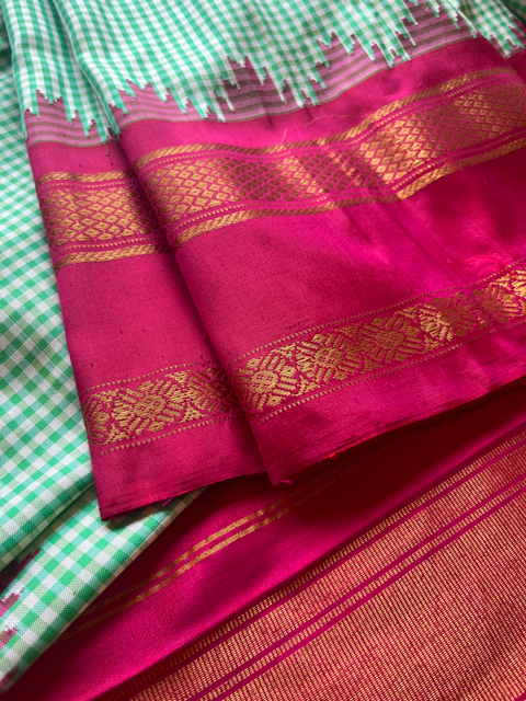Gadwal silk handloom saree