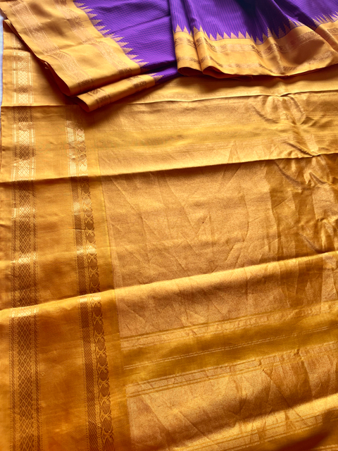 Gadwal silk handloom saree