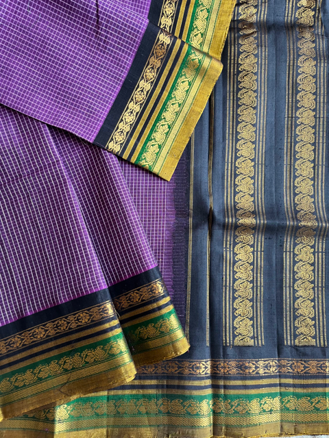 Gadwal cotton handloom saree