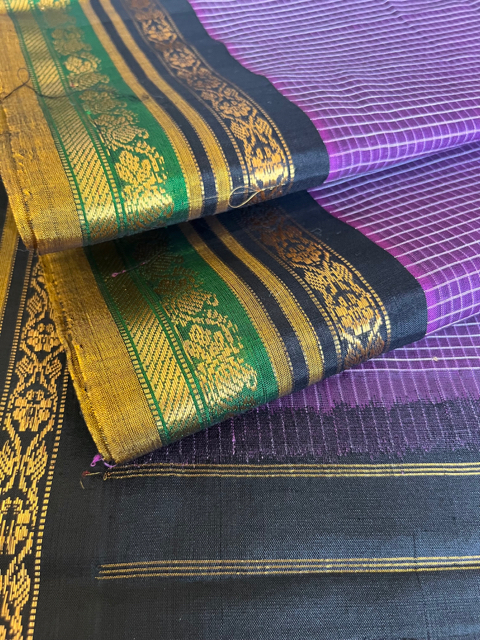 Gadwal cotton handloom saree