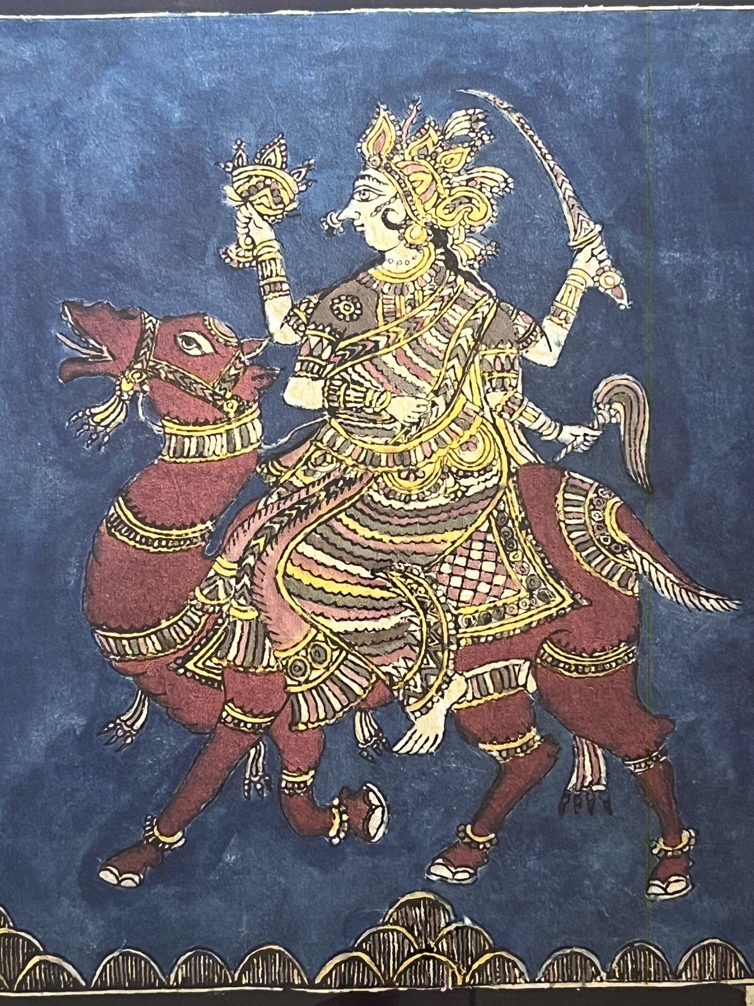 Mata-ni-Pachedi painting Dasha Mata