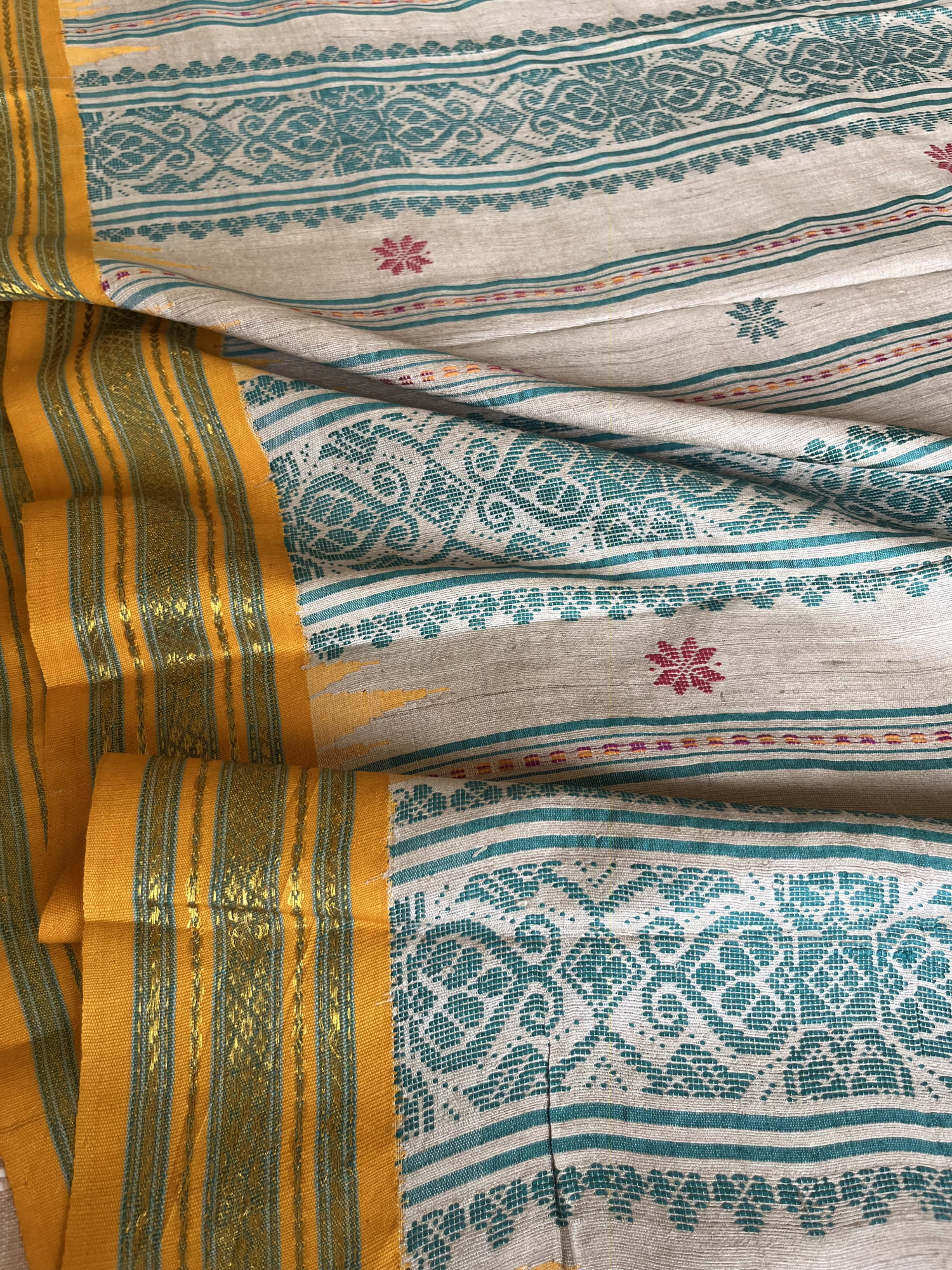 Vidarbha Tussar Jala pallu handloom saree