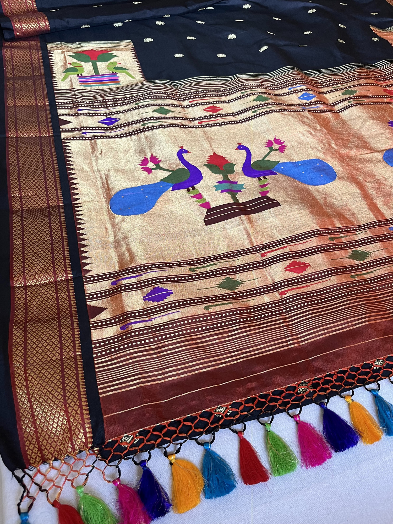 Paithani silk handloom saree