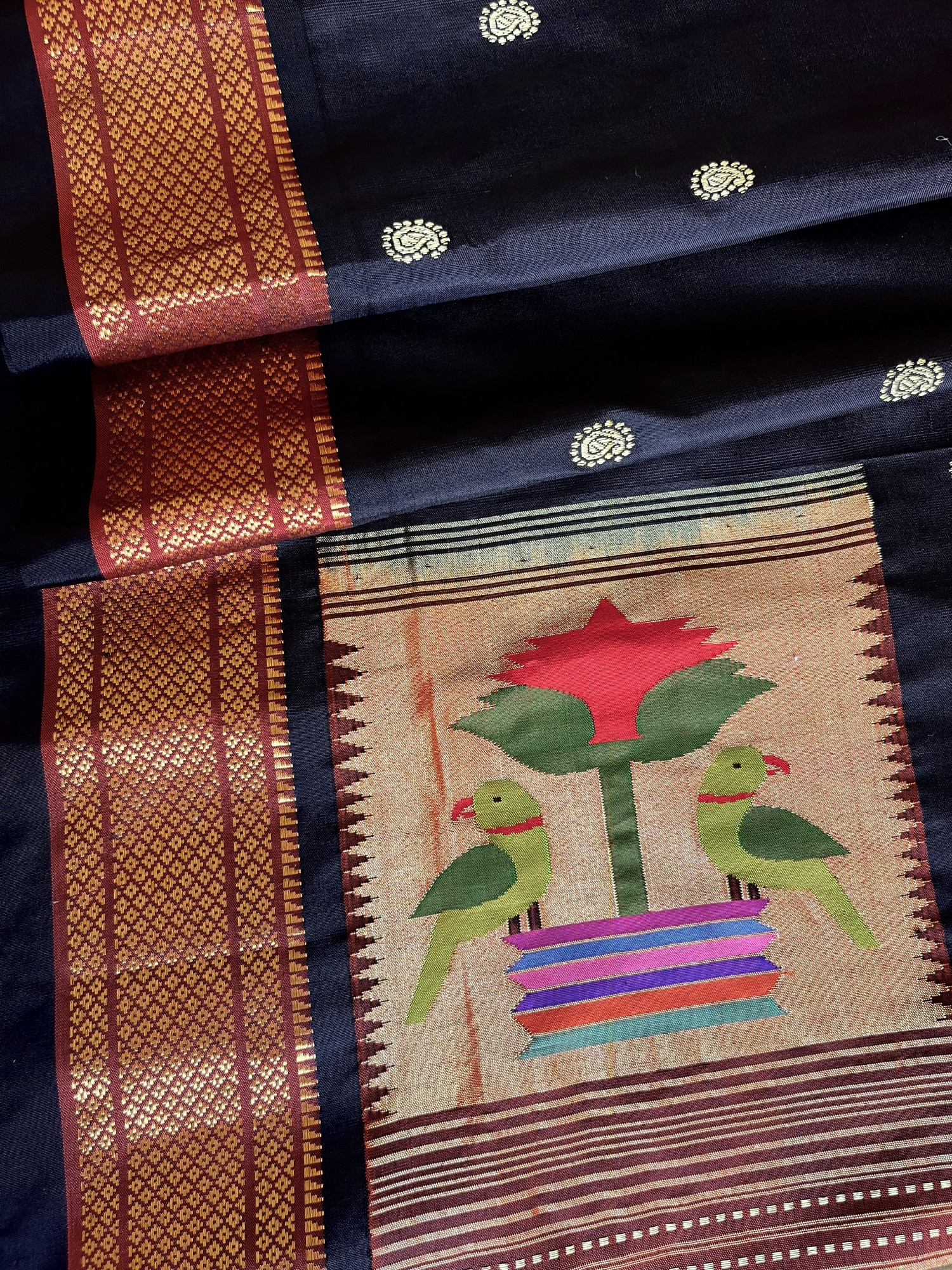 Paithani silk handloom saree