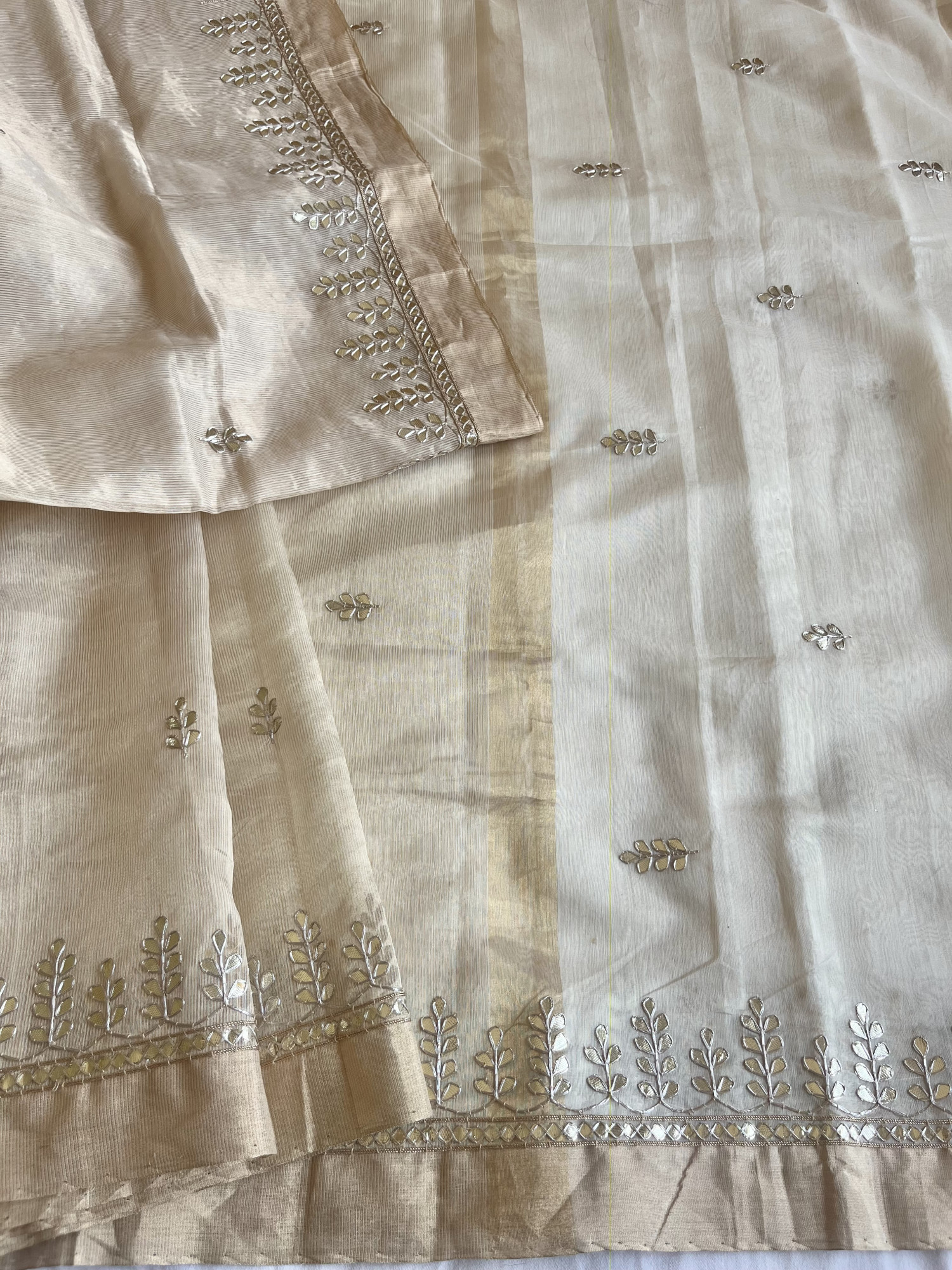 Gota Patti Chanderi handloom saree