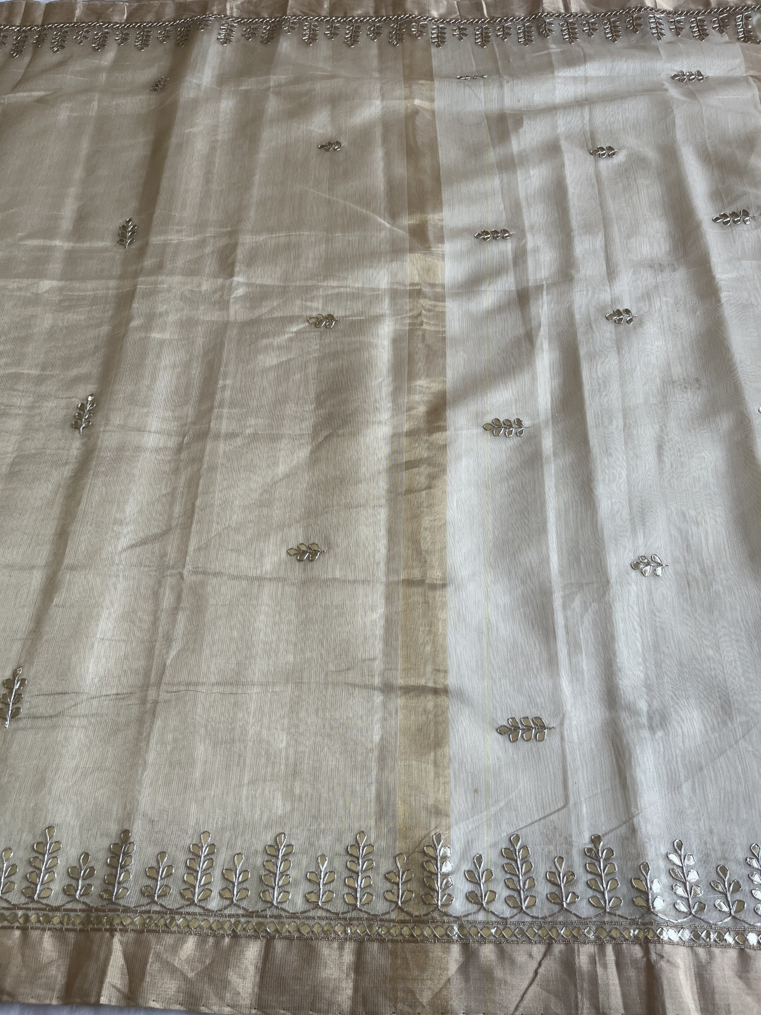 Gota Patti Chanderi handloom saree